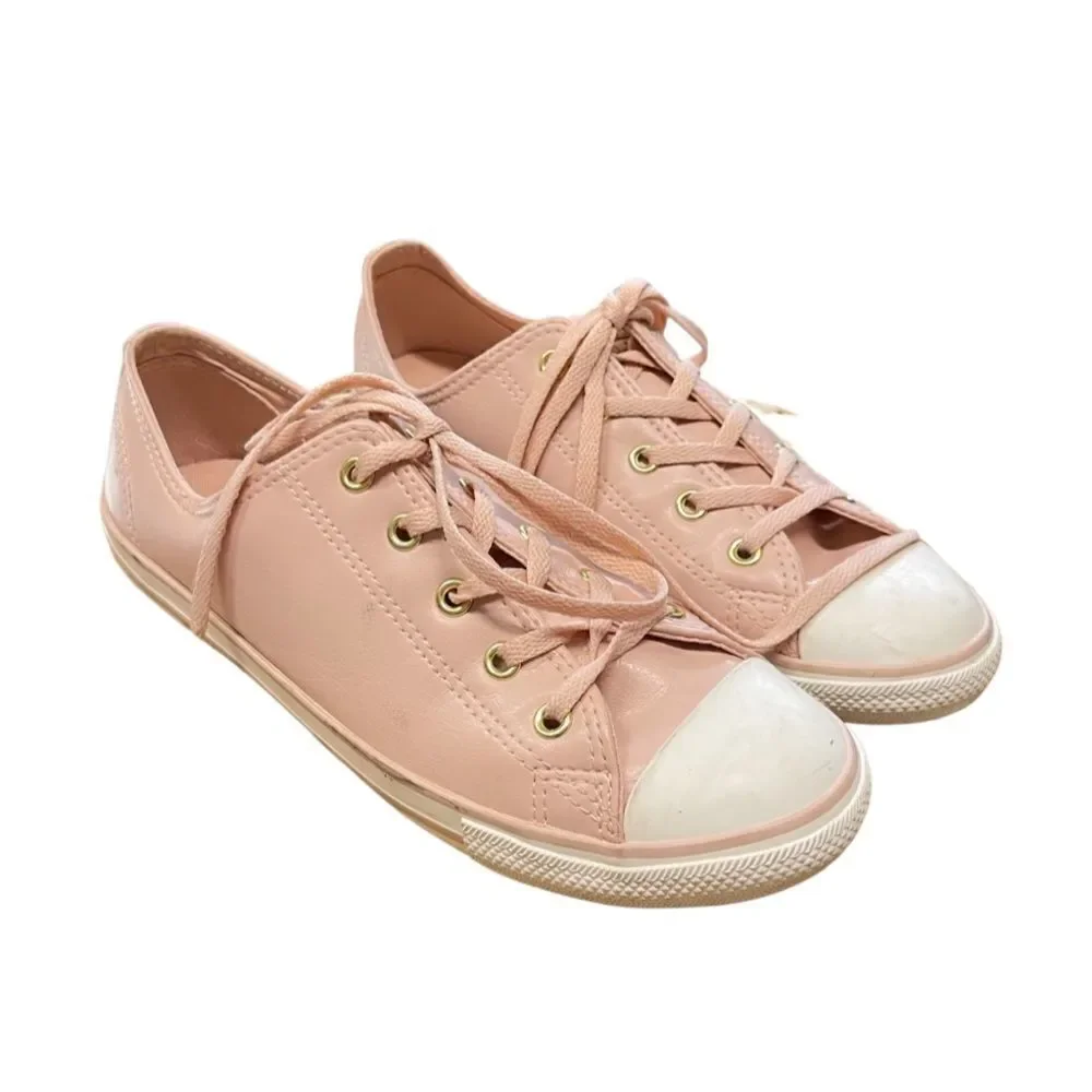 Converse All-Star Sneakers Blush Pink leather size 8
